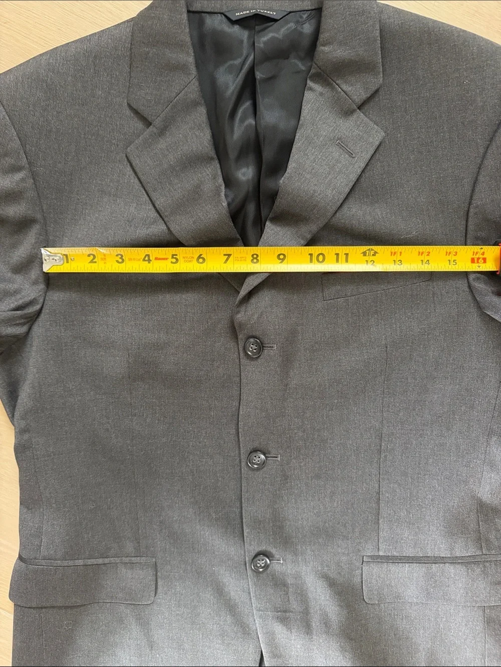 Banana Republic Modern Blazer Men’s 42R Heather Gray Suit Jacket